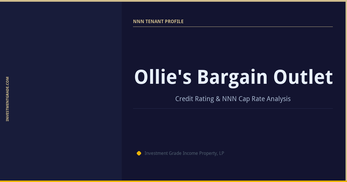 Ollie's Bargain Outlet NNN | InvestmentGrade.com