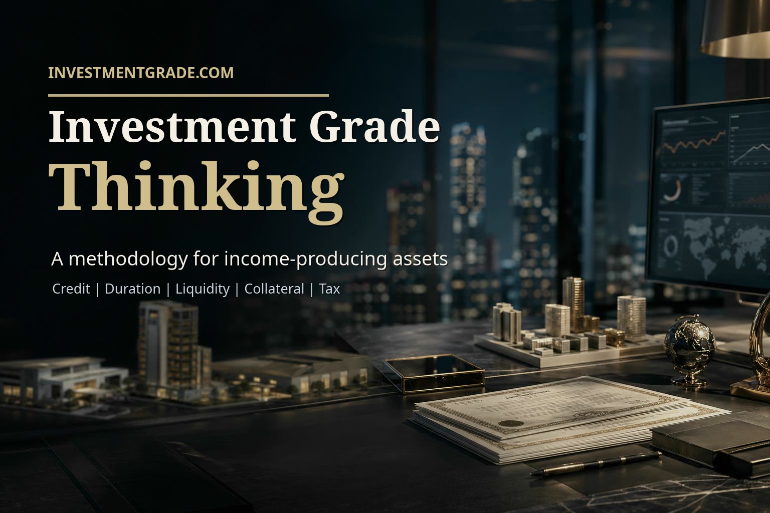 Investment Grade Thinking methodology for income-producing assets