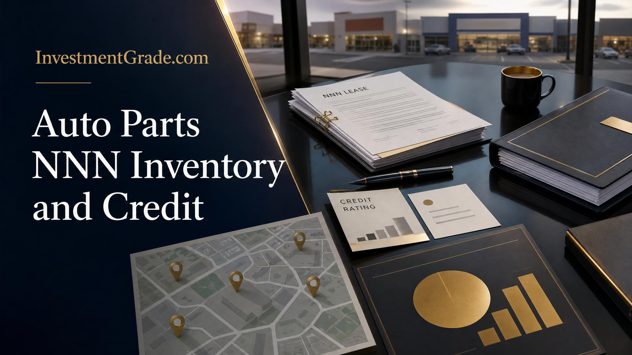 Auto Parts NNN inventory and credit title card