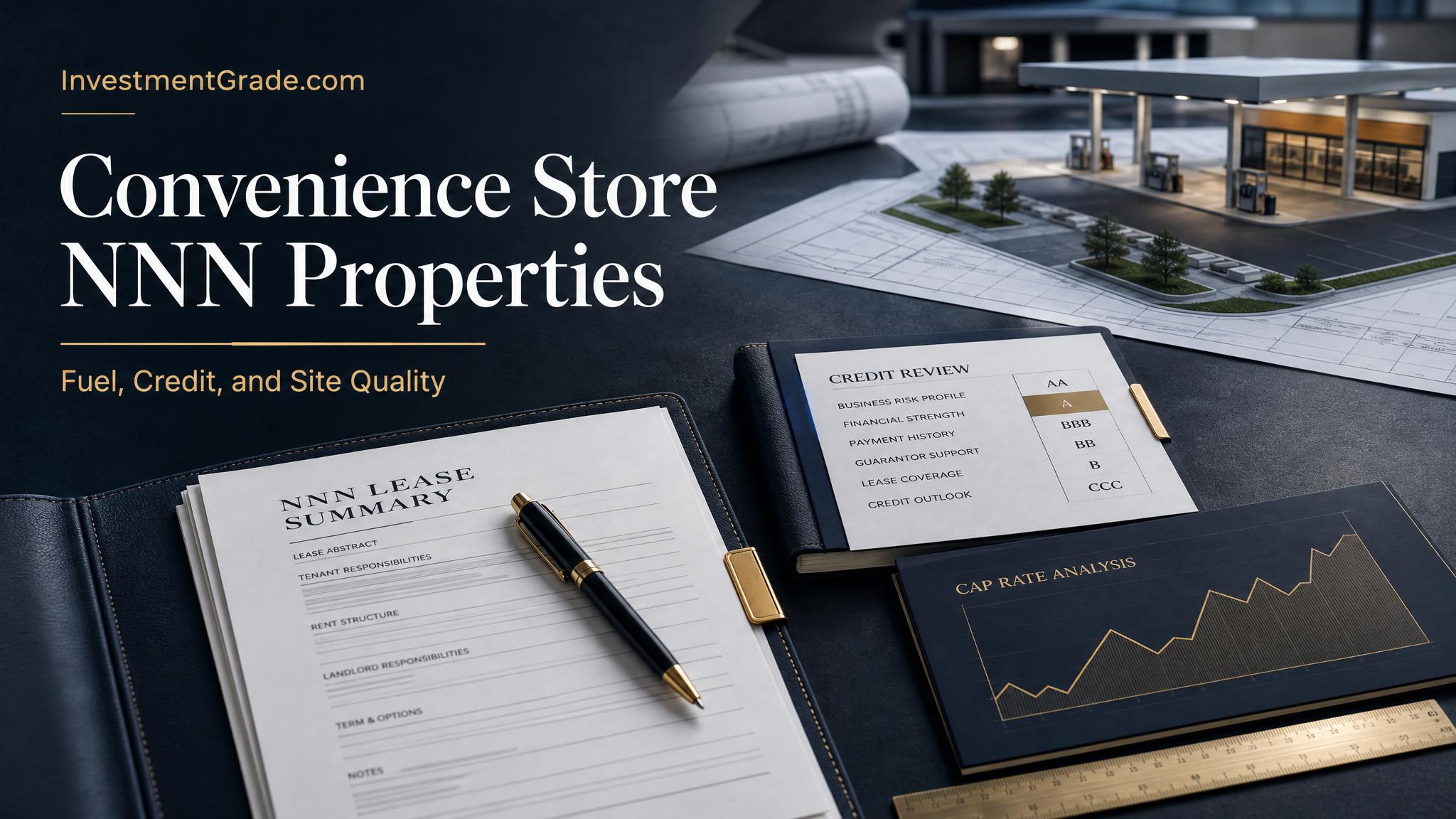 Convenience Store NNN Properties Fuel Credit and Site Quality title card