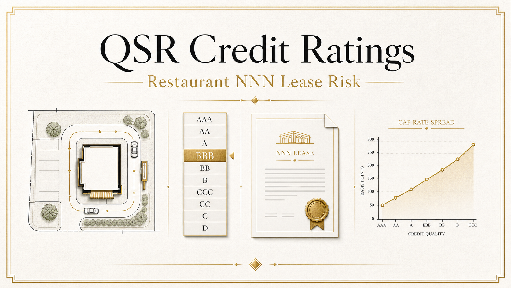 QSR Credit Ratings and Restaurant NNN Lease Risk title card