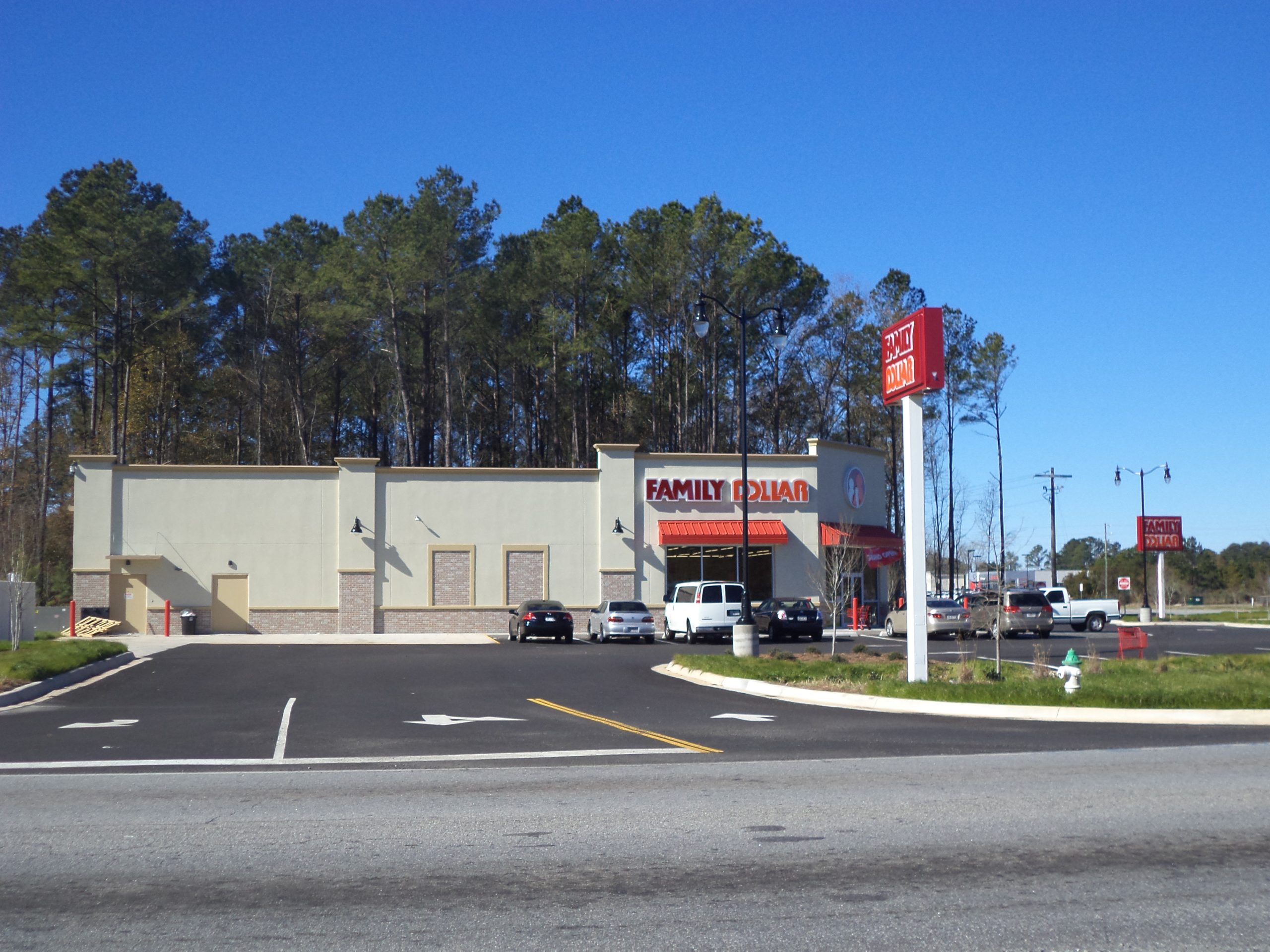 Family Dollar storefront in Valdosta, Georgia